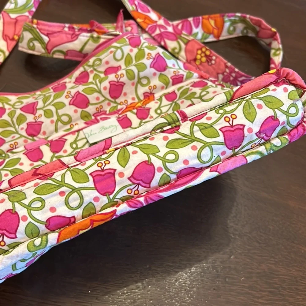 Vera Bradley Spring Floral Quilted Crossbody Bag - Picture 6 of 12